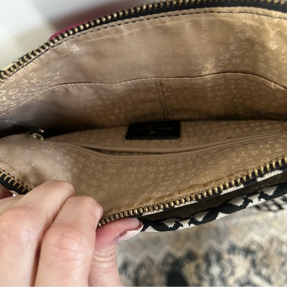 Kate Spade Black and Pink Patterned Crossbody Bag - Picture 4 of 7